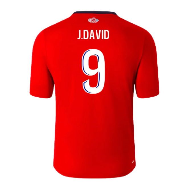 2024-2025 Lille LOSC Home Shirt (J.David 9)