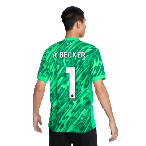 2024-2025 Liverpool Goalkeeper Shirt (Green) (A.Becker 1)