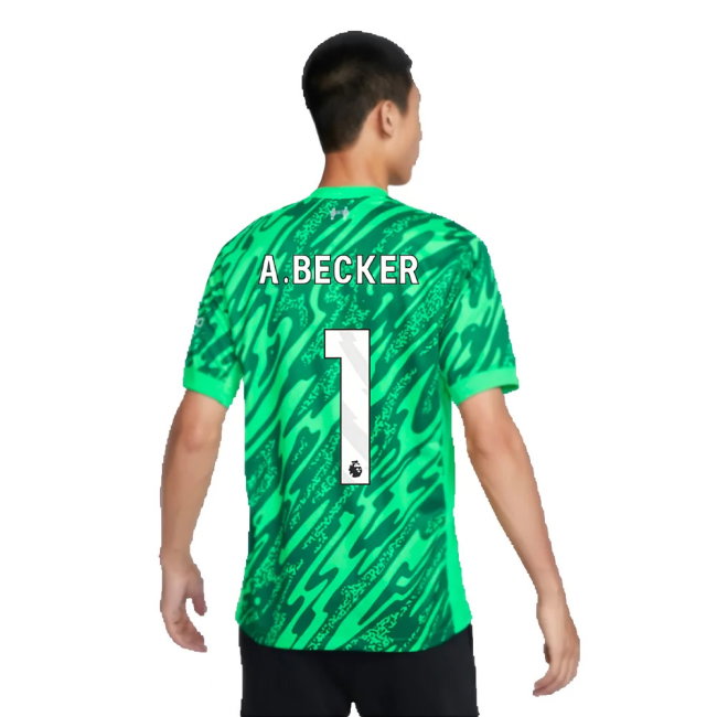 2024-2025 Liverpool Goalkeeper Shirt (Green) (A.Becker 1)