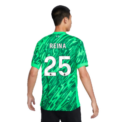 2024-2025 Liverpool Goalkeeper Shirt (Green) (Reina 25)