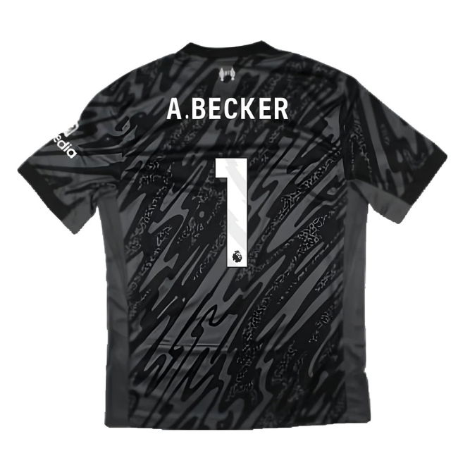 2024-2025 Liverpool Home Goalkeeper Shirt (Black) (A.Becker 1)