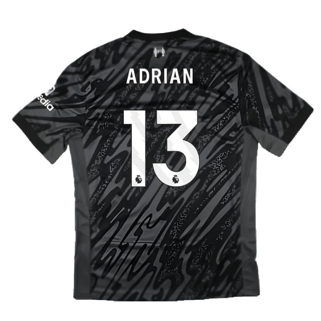 2024-2025 Liverpool Home Goalkeeper Shirt (Black) (Adrian 13)