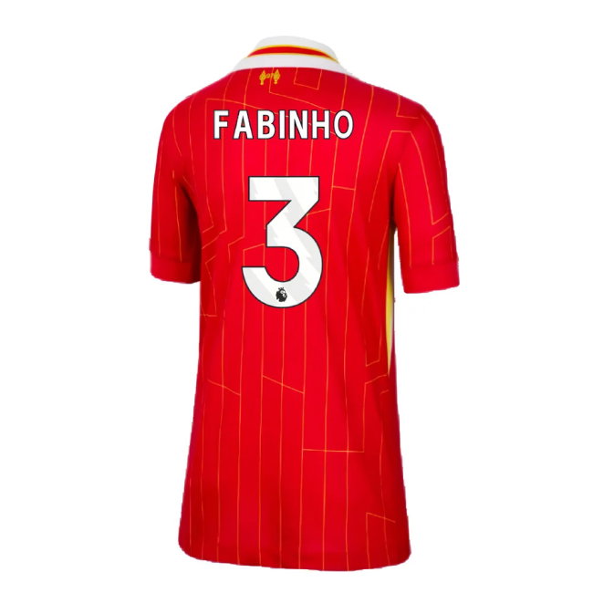 2024-2025 Liverpool Home Shirt (Kids) (Fabinho 3)