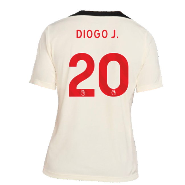 2024-2025 Liverpool Strike SE Training Top (Coconut Milk) - Kids (Diogo J. 20)