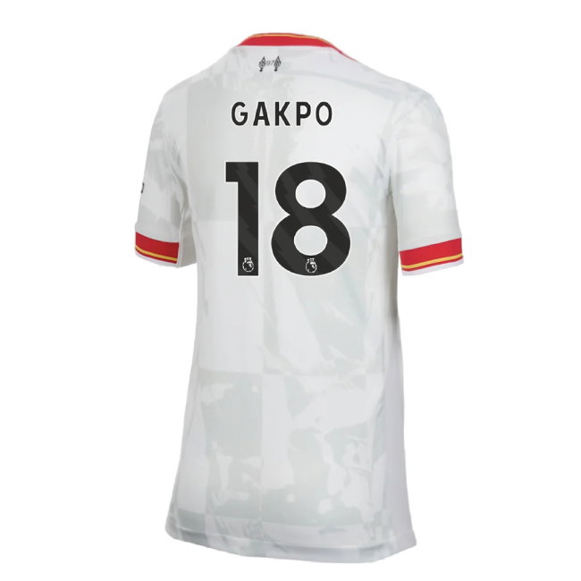 2024-2025 Liverpool Third Shirt (Kids) (Gakpo 18)