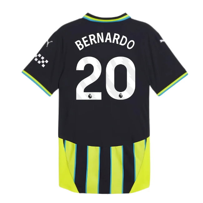 2024-2025 Man City Away Authentic Shirt (Bernardo 20)