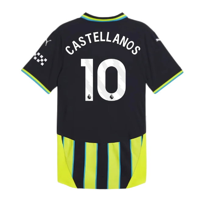 2024-2025 Man City Away Authentic Shirt (Castellanos 10)