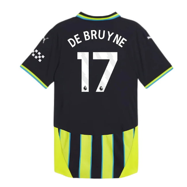 2024-2025 Man City Away Authentic Shirt (De Bruyne 17)