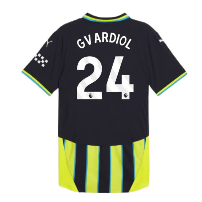 2024-2025 Man City Away Authentic Shirt (Gvardiol 24)