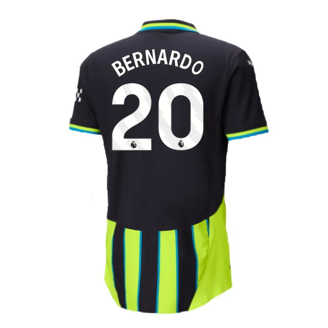 2024-2025 Man City Away Authentic Shirt w/packaging (Bernardo 20)