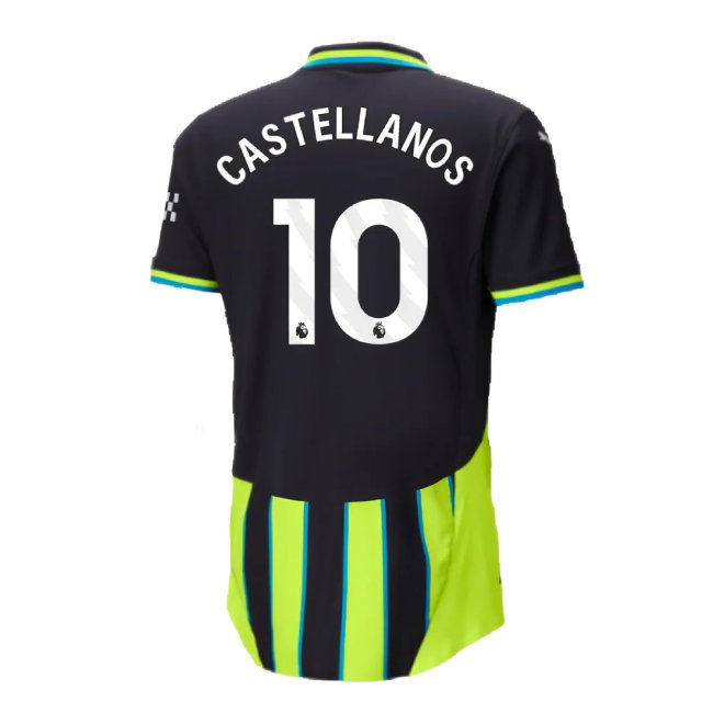 2024-2025 Man City Away Authentic Shirt w/packaging (Castellanos 10)