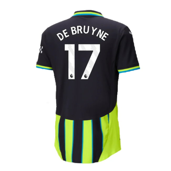 2024-2025 Man City Away Authentic Shirt w/packaging (De Bruyne 17)