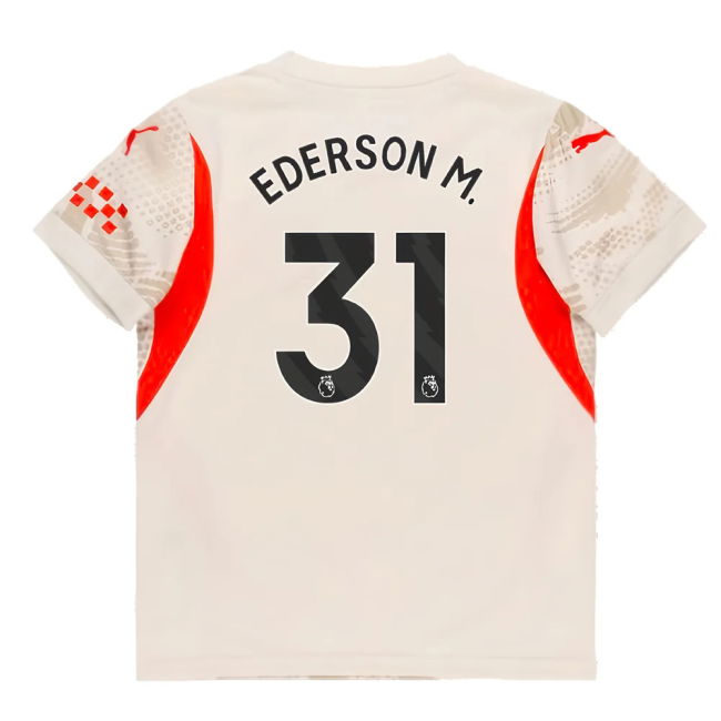2024-2025 Man City Away Goalkeeper Shirt (Alpine Snow) (Ederson M. 31)