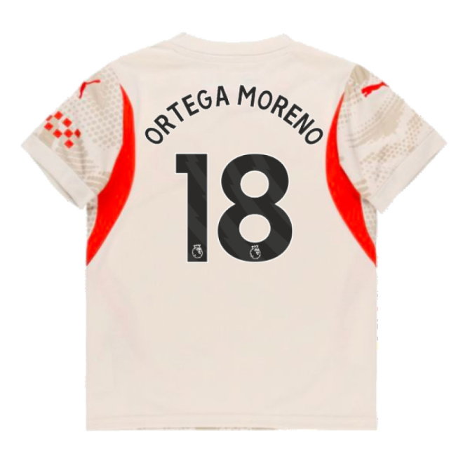 2024-2025 Man City Away Goalkeeper Shirt (Alpine Snow) (Ortega Moreno 18)
