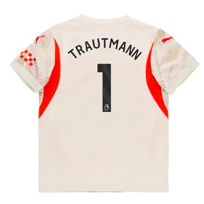2024-2025 Man City Away Goalkeeper Shirt (Alpine Snow) (Trautmann 1)