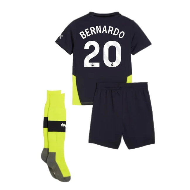 2024-2025 Man City Away Mini Kit (Bernardo 20)