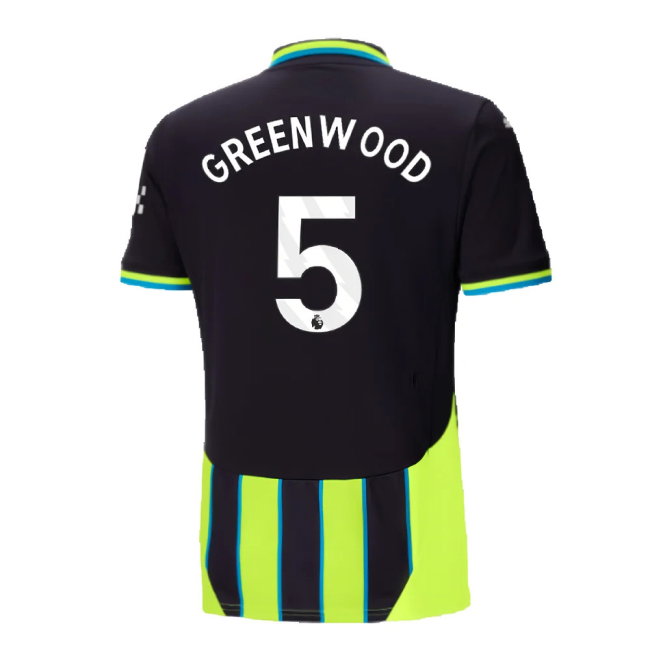 2024-2025 Man City Away Shirt (Greenwood 5)