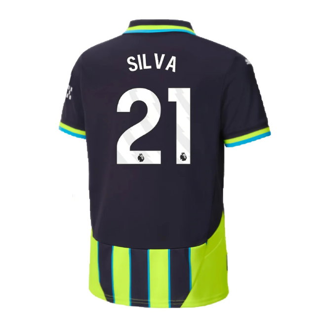 2024-2025 Man City Away Shirt (Kids) (Silva 21)