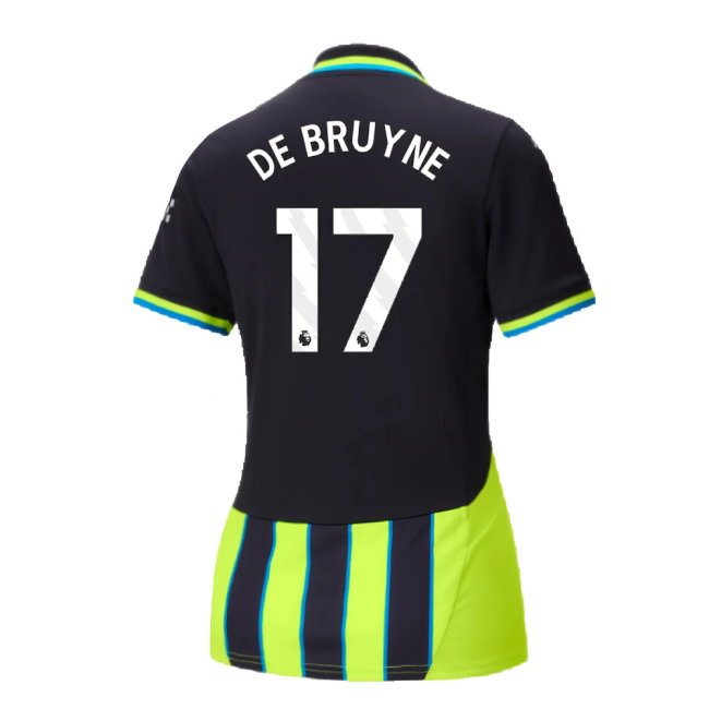 2024-2025 Man City Away Shirt (Womens) (De Bruyne 17)