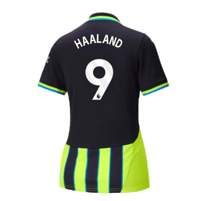 2024-2025 Man City Away Shirt (Womens) (Haaland 9)