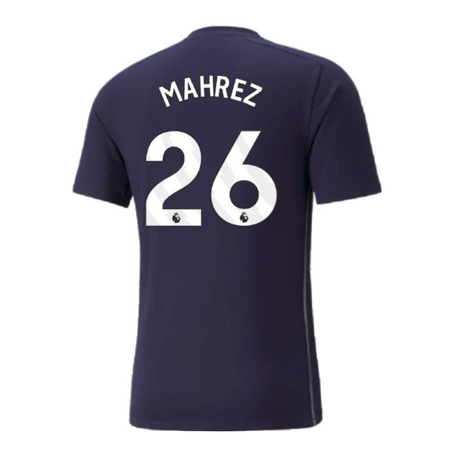 2024-2025 Man City Casuals Tee (Navy) (Mahrez 26)