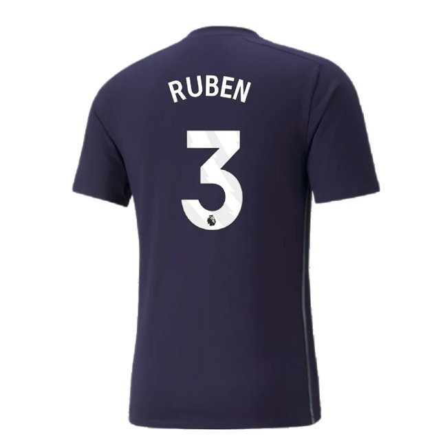 2024-2025 Man City Casuals Tee (Navy) (Ruben 3)