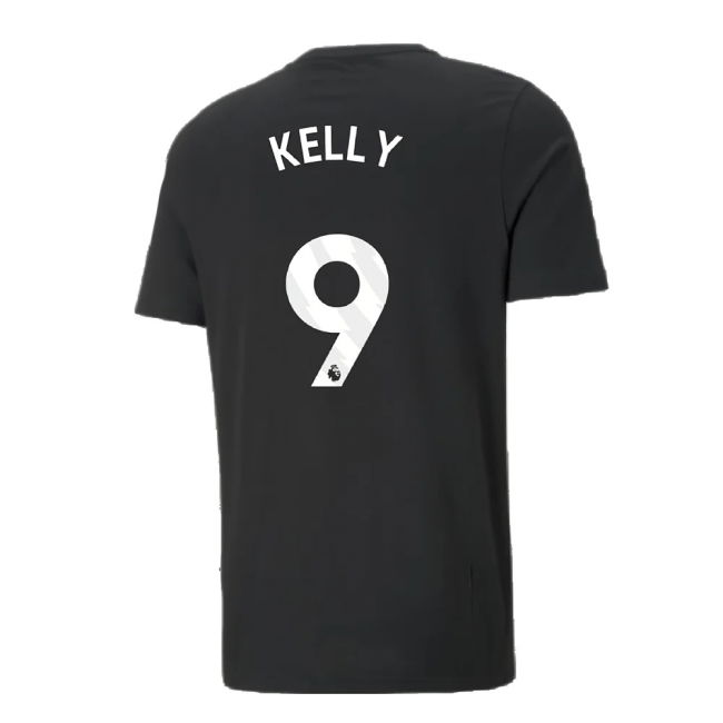 2024-2025 Man City ESS Tee (Black) - Kids (Kelly 9)