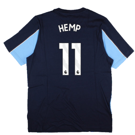 2024-2025 Man City FtblArchive Tee (Navy) (Hemp 11)