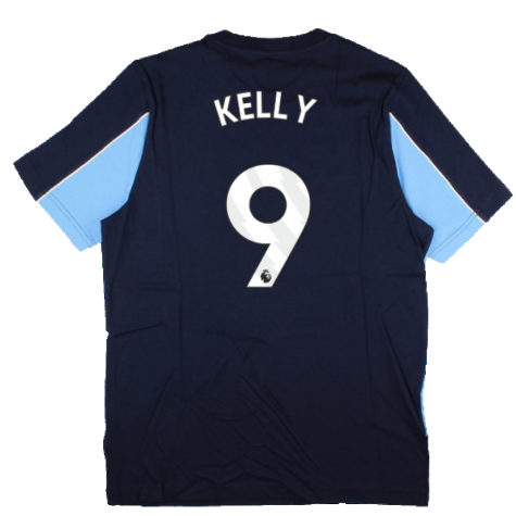 2024-2025 Man City FtblArchive Tee (Navy) (Kelly 9)