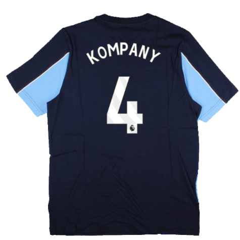 2024-2025 Man City FtblArchive Tee (Navy) (Kompany 4)