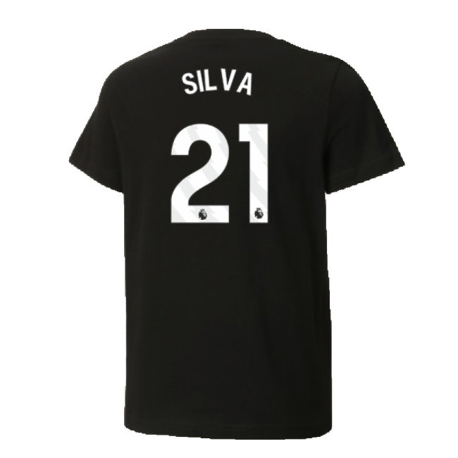 2024-2025 Man City ftblCulture Tee (Black) (Silva 21)