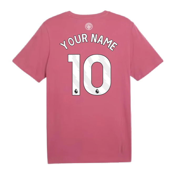 2024-2025 Man City ftblCulture Tee (Dusty Orchid) (Your Name)