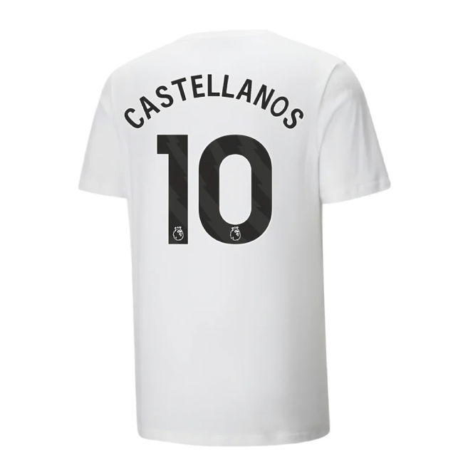 2024-2025 Man City ftblCulture Tee (White) (Castellanos 10)