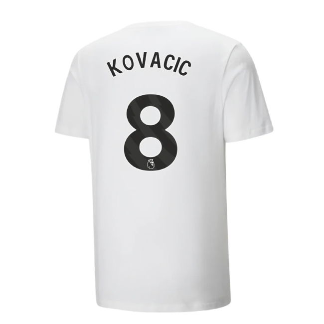 2024-2025 Man City ftblCulture Tee (White) (Kovacic 8)