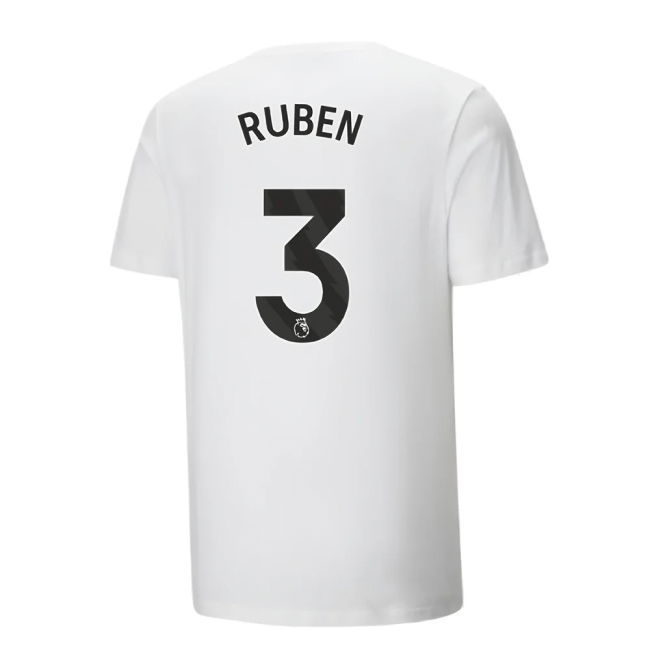 2024-2025 Man City ftblCulture Tee (White) (Ruben 3)