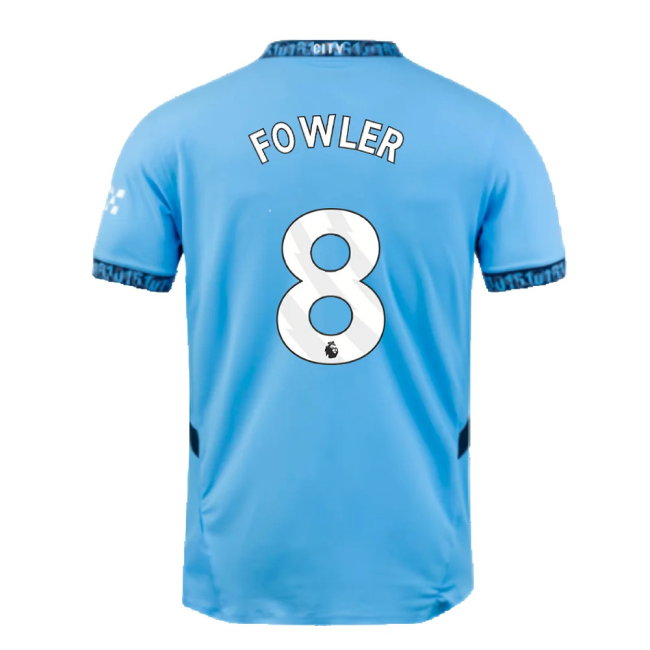 2024-2025 Man City Home Authentic Shirt (Fowler 8)