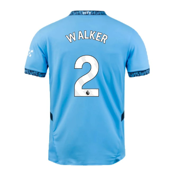 2024-2025 Man City Home Authentic Shirt (Walker 2)