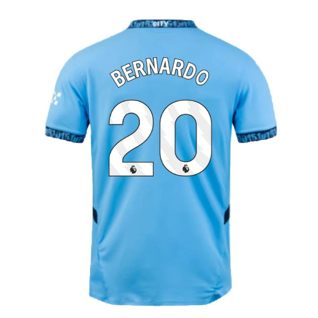 2024-2025 Man City Home Authentic Shirt with packaging (Bernardo 20)
