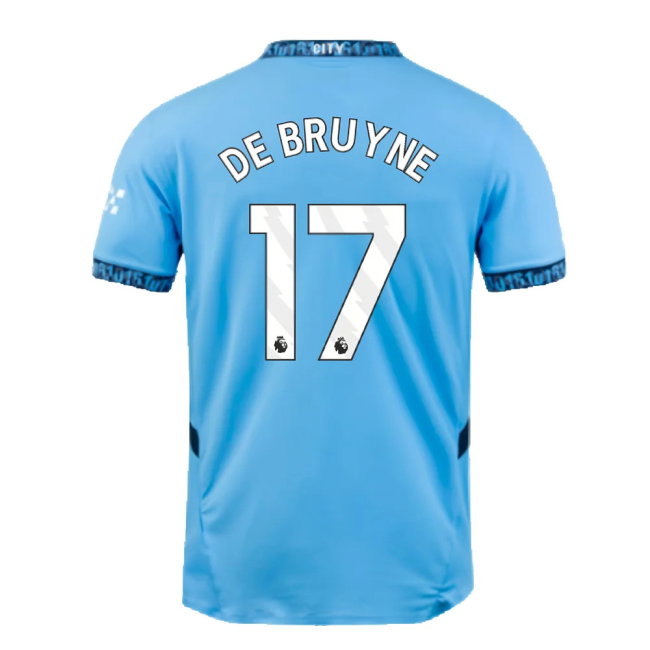 2024-2025 Man City Home Authentic Shirt with packaging (De Bruyne 17)