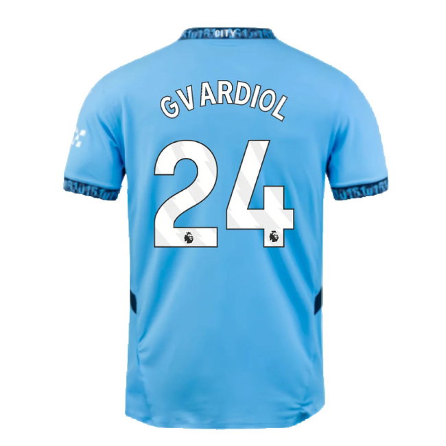 2024-2025 Man City Home Authentic Shirt with packaging (Gvardiol 24)