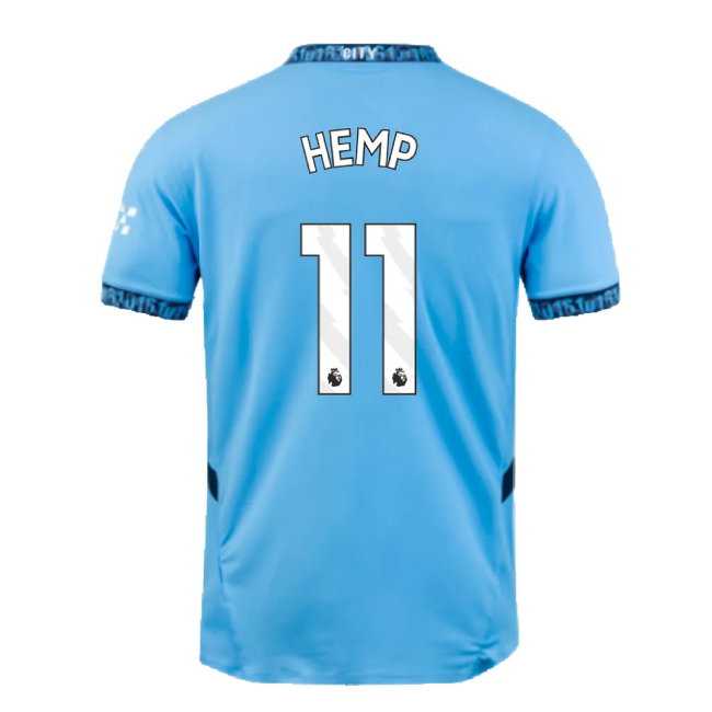 2024-2025 Man City Home Authentic Shirt with packaging (Hemp 11)