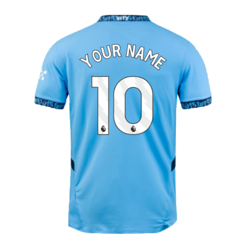 2024-2025 Man City Home Authentic Shirt with packaging (Your Name)