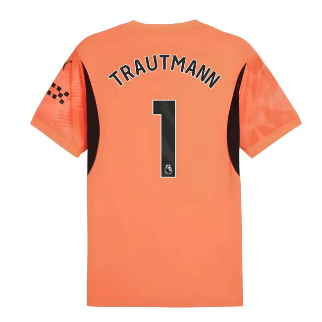 2024-2025 Man City Home Goalkeeper Shirt (Neon Sun) (Trautmann 1)