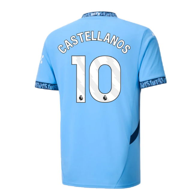 2024-2025 Man City Home Shirt (Castellanos 10)