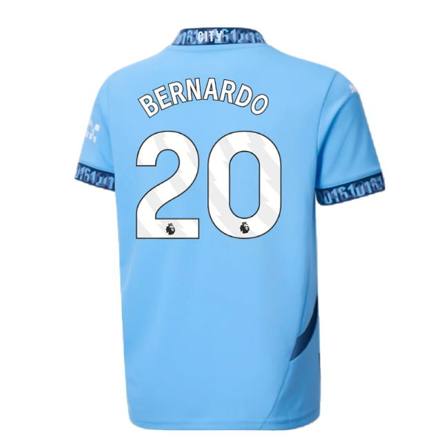 2024-2025 Man City Home Shirt (Kids) (Bernardo 20)