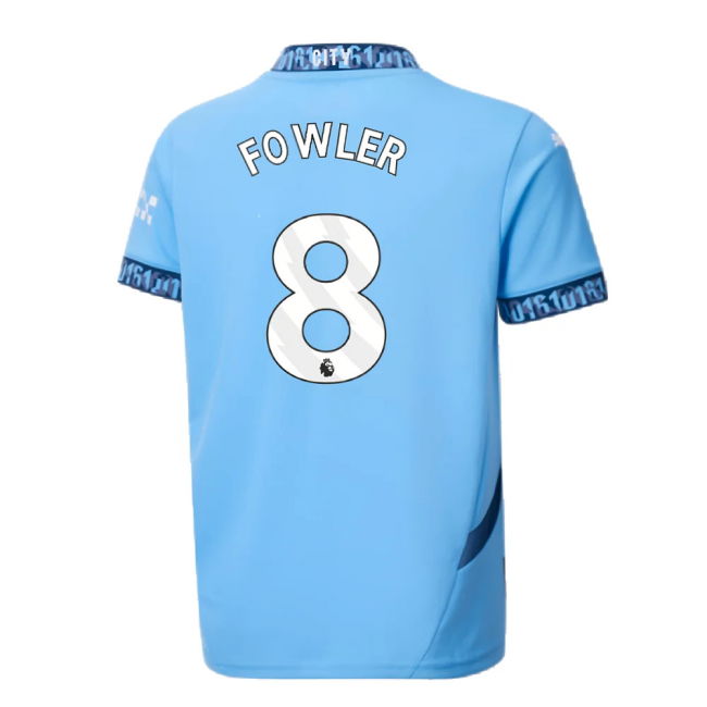 2024-2025 Man City Home Shirt (Kids) (Fowler 8)