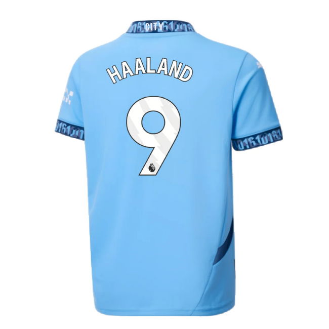2024-2025 Man City Home Shirt (Kids) (Haaland 9)