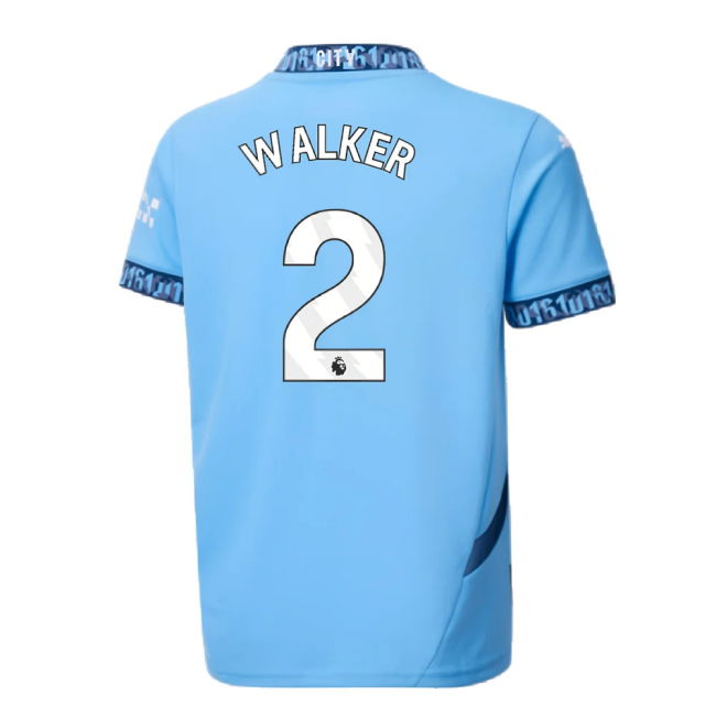 2024-2025 Man City Home Shirt (Kids) (Walker 2)
