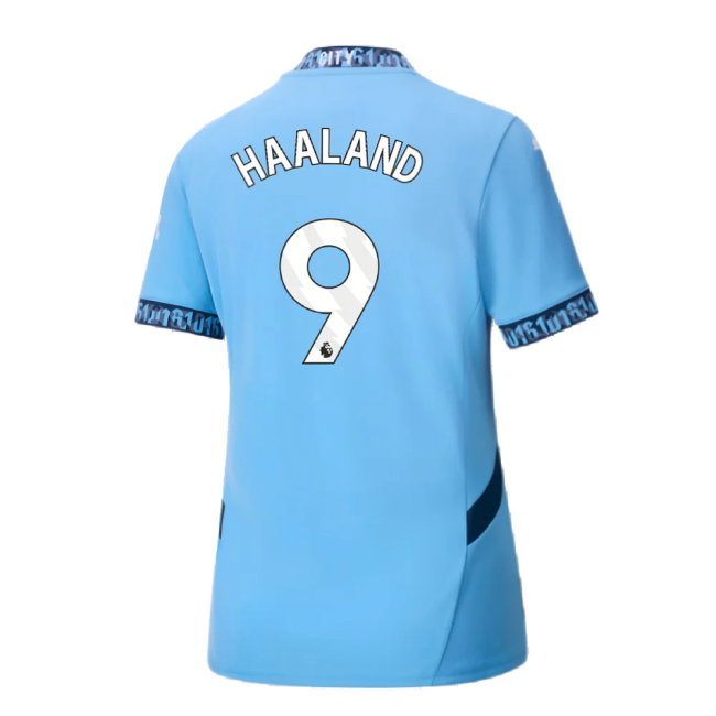 2024-2025 Man City Home Shirt (Womens) (Haaland 9)