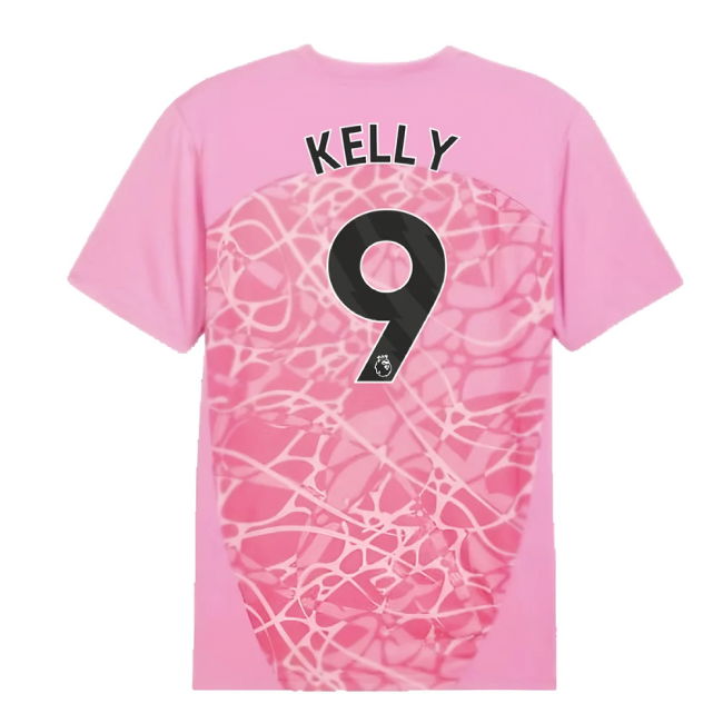 2024-2025 Man City Pre-Match Shirt (Pink) (Kelly 9)